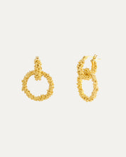 RIVER HOOPS - GOLD VERMEIL image 1