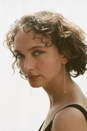 SOLO SPHERE THREAD EARRINGS image 1