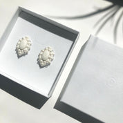 BENEATH II - MARQUISE EAR STUDS image 3