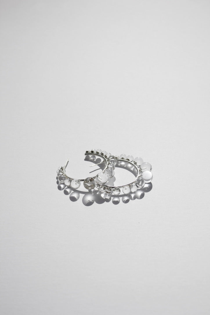 Dewdrop Hoop Earrings
