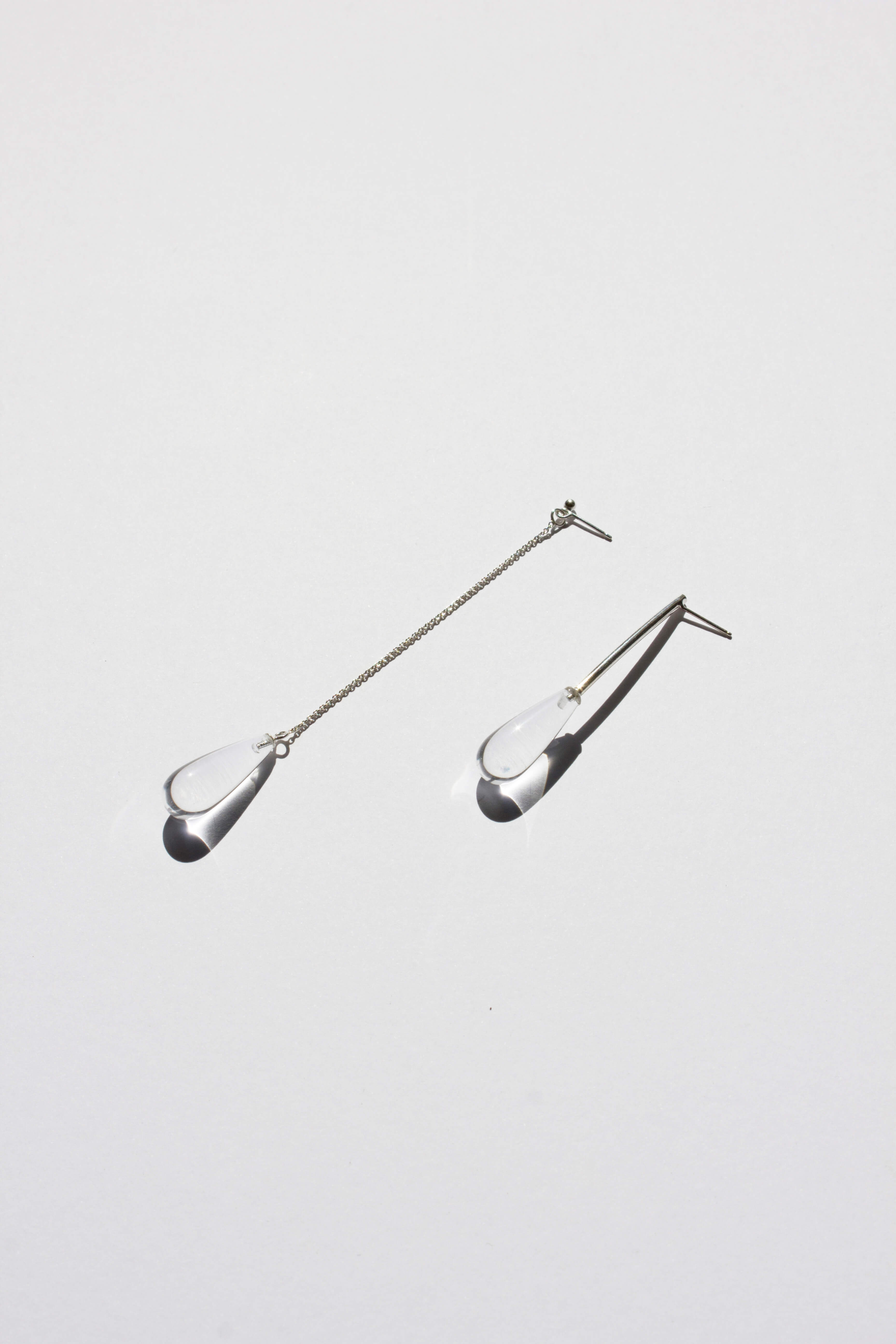 RAINDROP ASYMMETRIC EARRINGS image 0