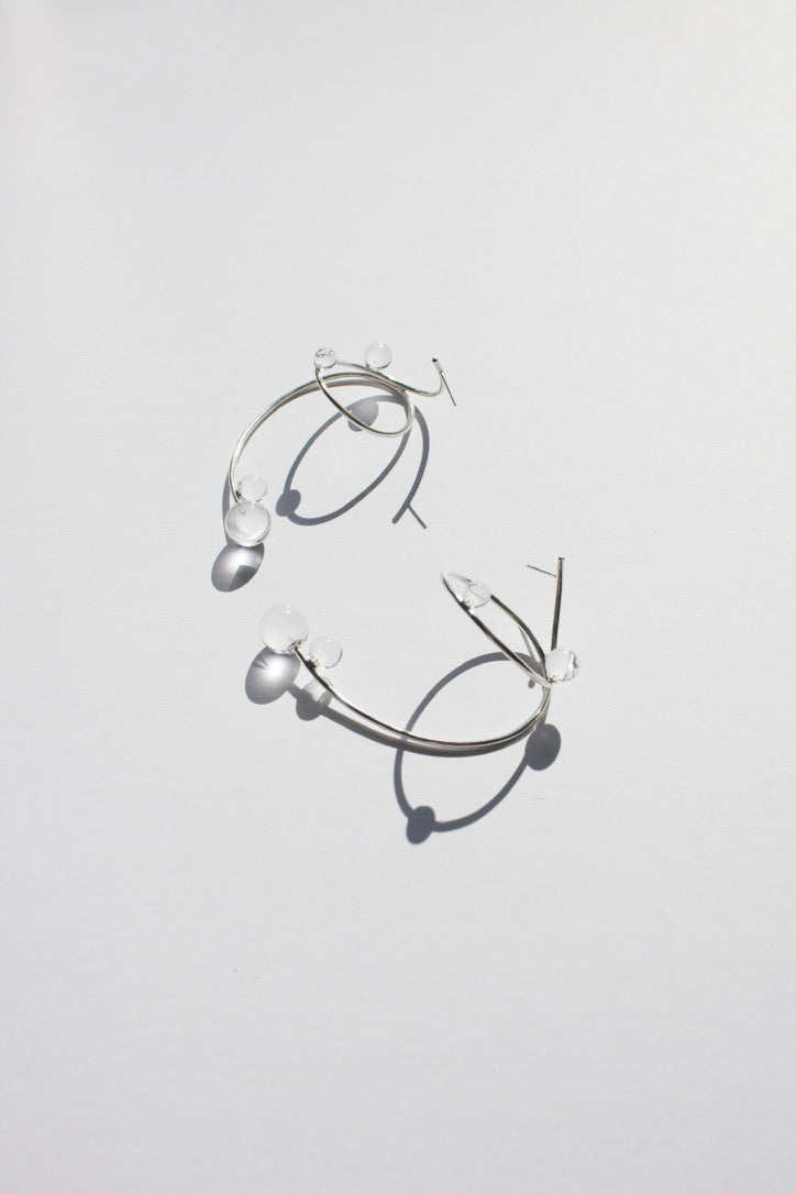 Swirl Statement Earrings