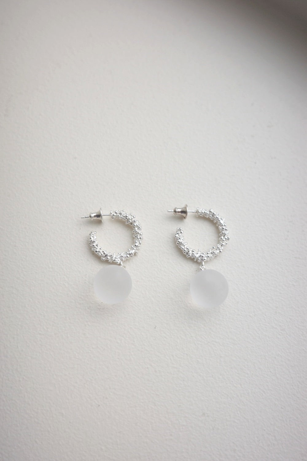 MOON RIVER HOOPS - FROSTED / CLEAR image 0