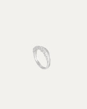 ECLIPSE TWIN BAND - SILVER image 0