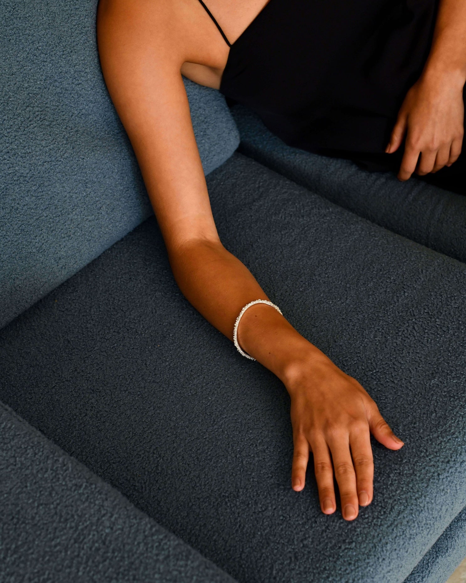 Halo Slim Cuff - Silver