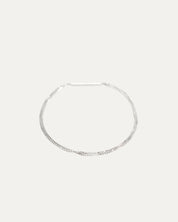 Silk Chain Twin Bracelet - Silver