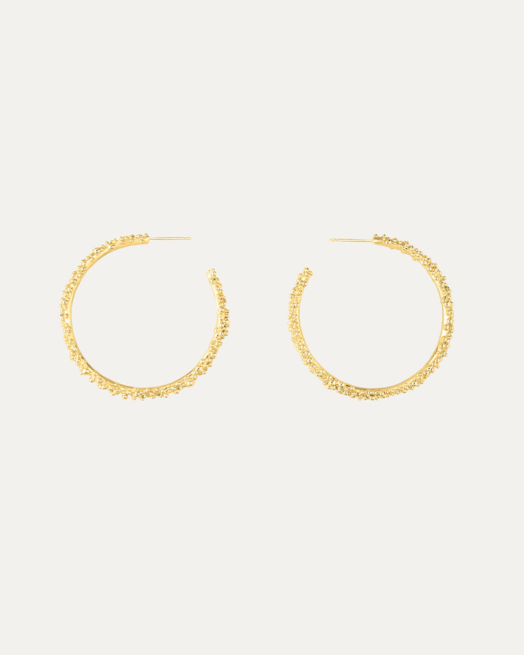 Halo Statement Hoops - Gold Vermeil