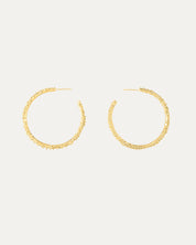Halo Statement Hoops - Gold Vermeil