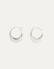 Moon Earrings - Silver