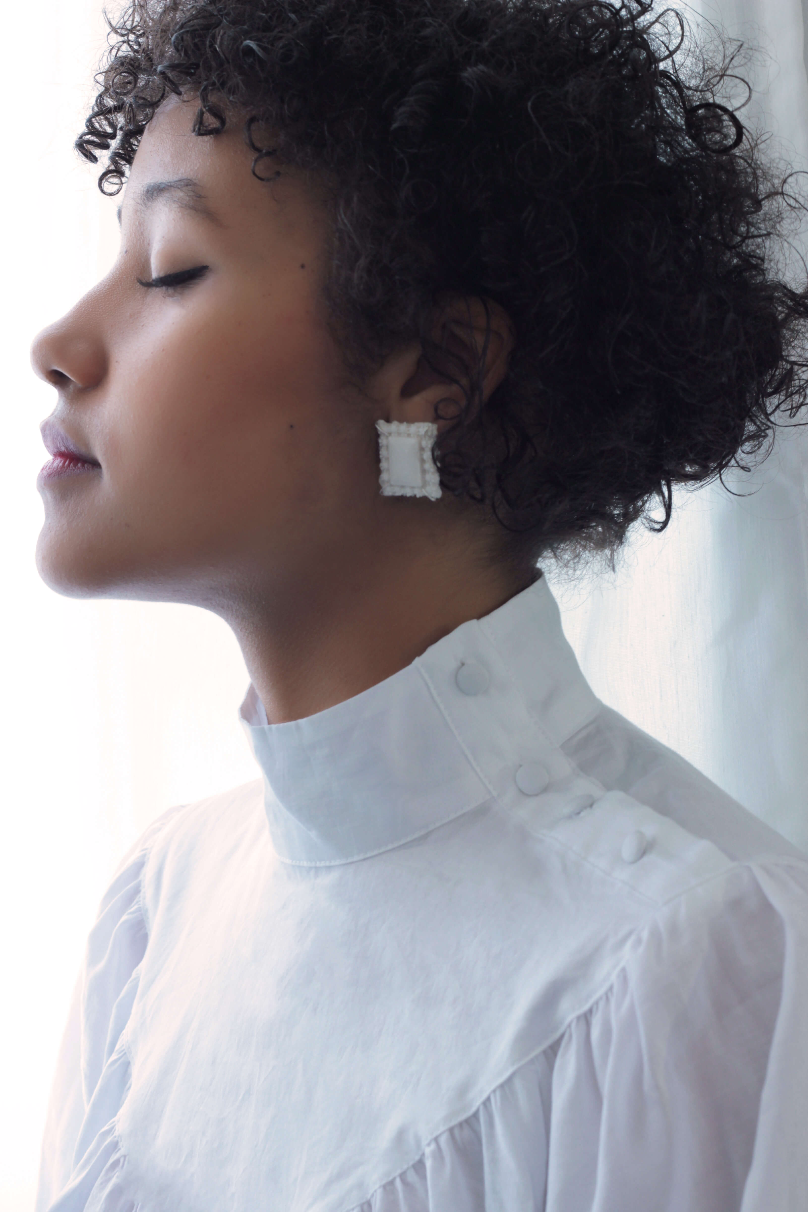 Beneath - Emerald Earrings