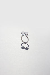 Duo Sphere Ring - Clear