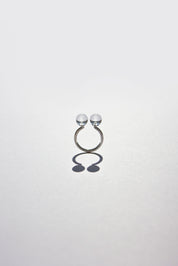 Duo Sphere Ring - Clear