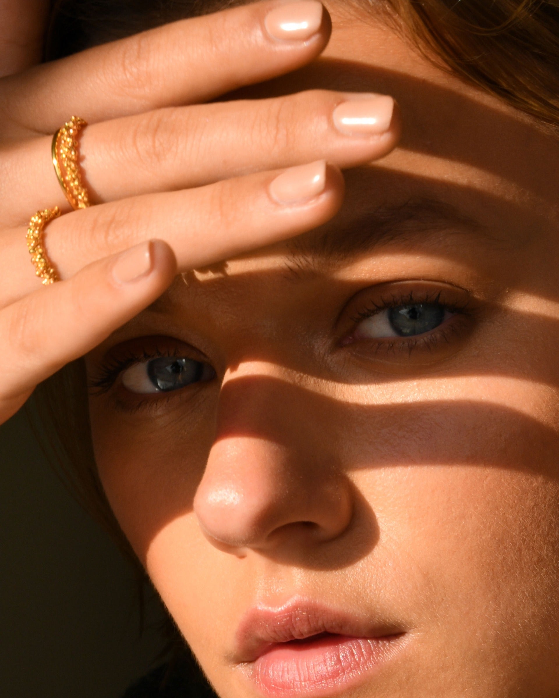 ECLIPSE SLIM RING - GOLD VERMEIL image 1