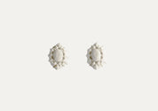 BENEATH II - MARQUISE EAR STUDS image 0