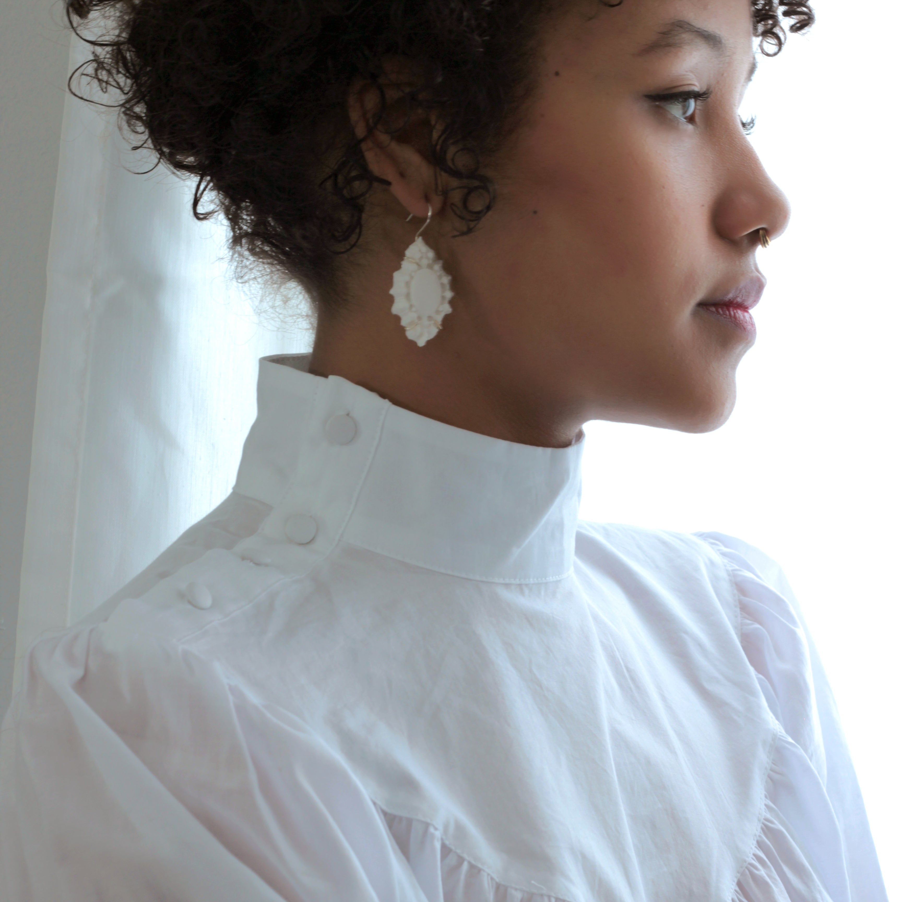 BENEATH - MARQUISE LARGE EARRINGS image 0