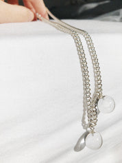 Duo Sphere Statement Necklace