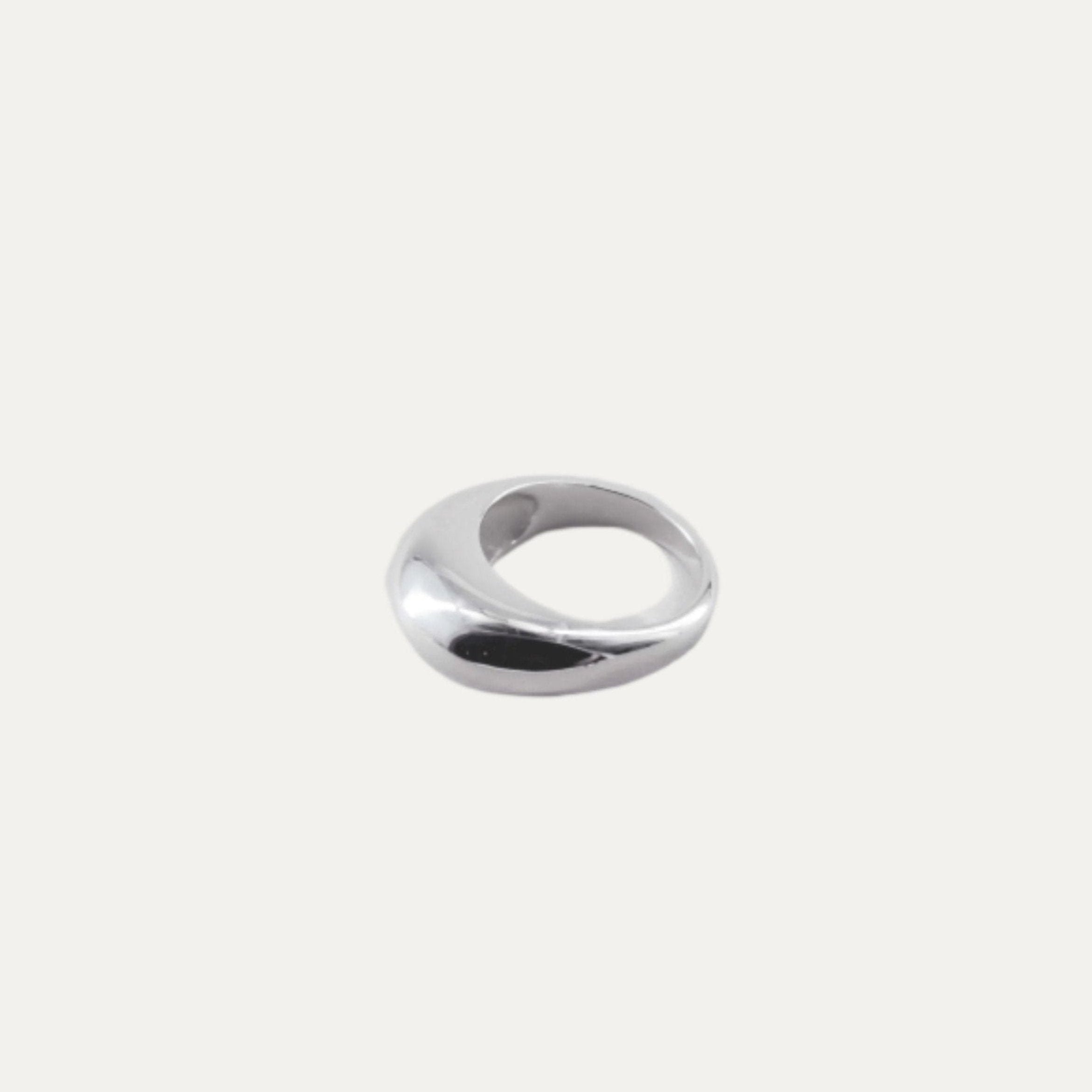 SILVER STATEMENT RING image 2