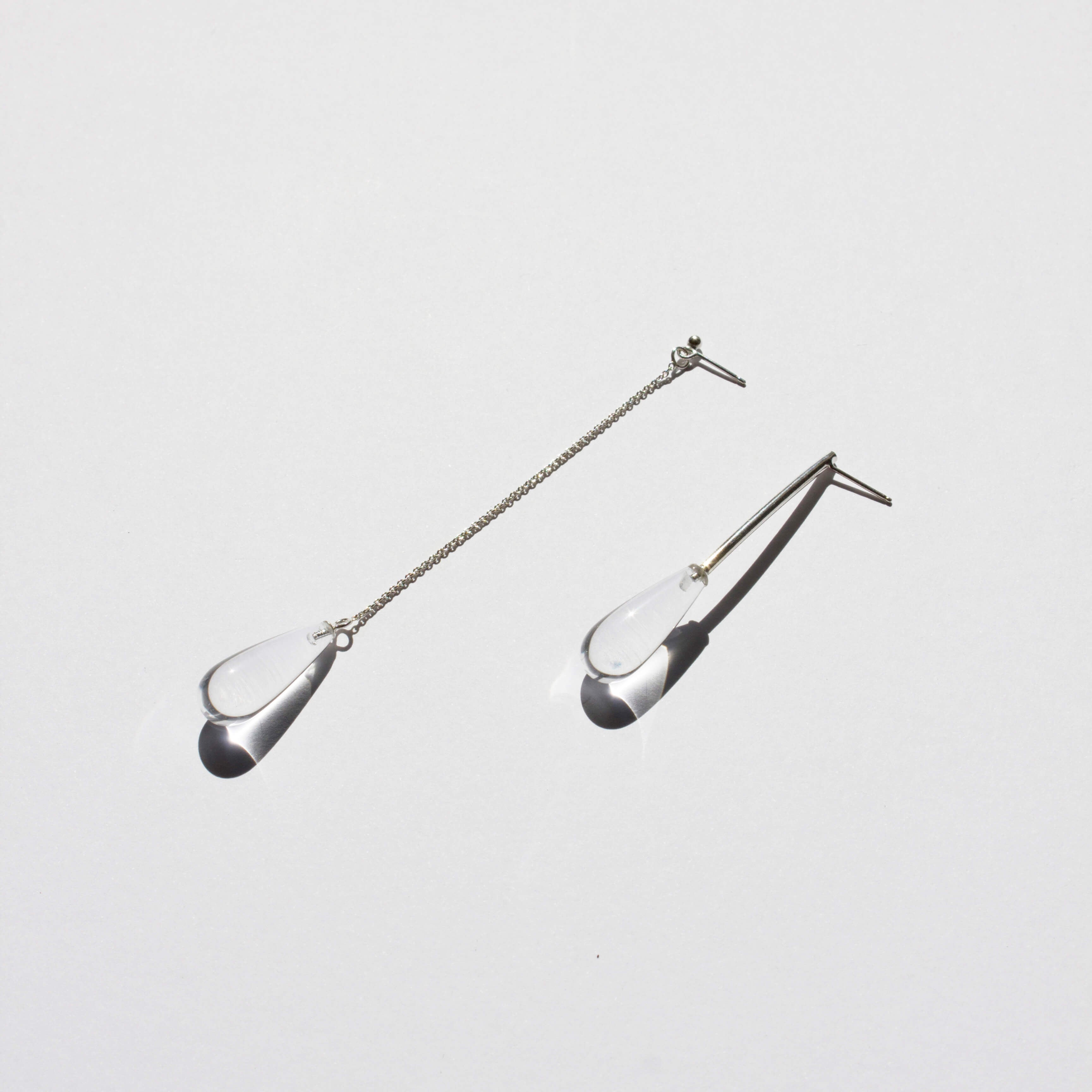 RAINDROP ASYMMETRIC EARRINGS image 0