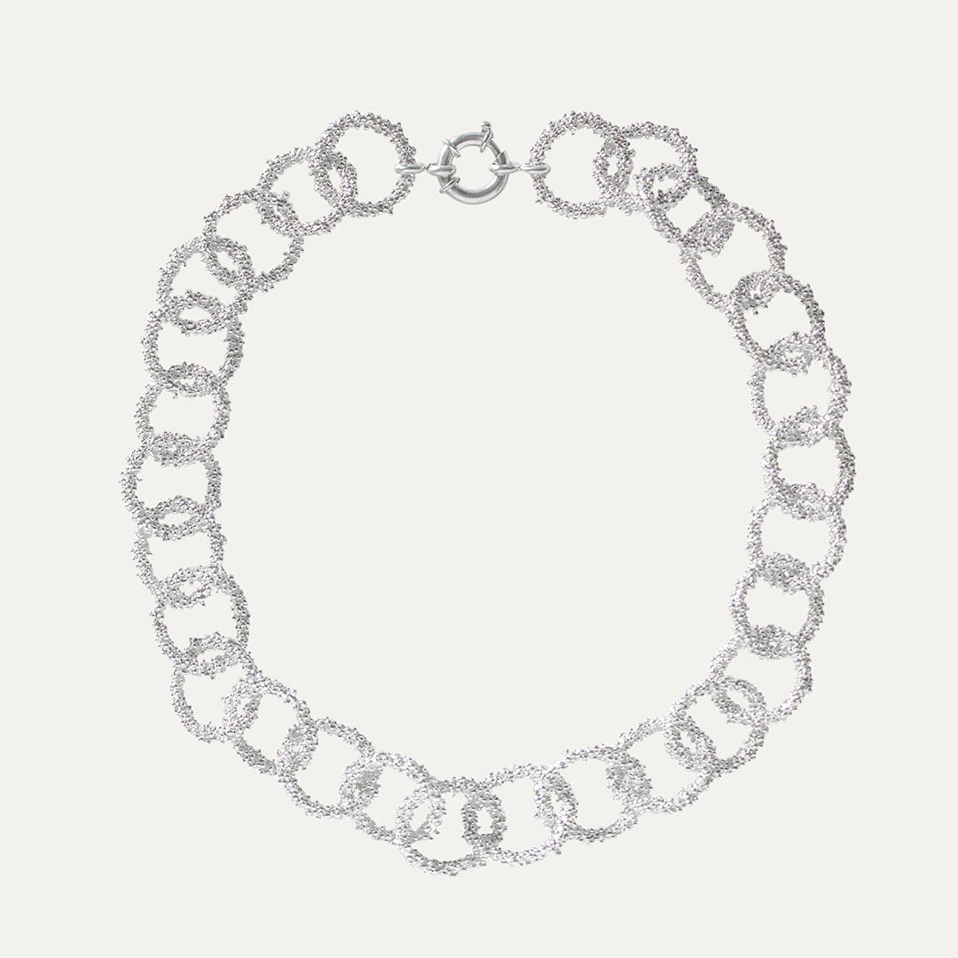 RIVER CHAIN NECKLACE - SILVER image 0