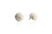 WHITE EAR STUDS image 0