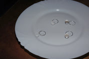 Large Sphere Hoops - Clear