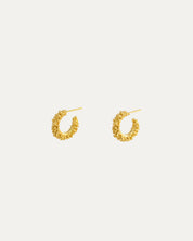 Halo Petite Hoops - Gold Vermeil