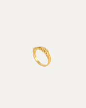 Eclipse Twin Band - Gold Vermeil