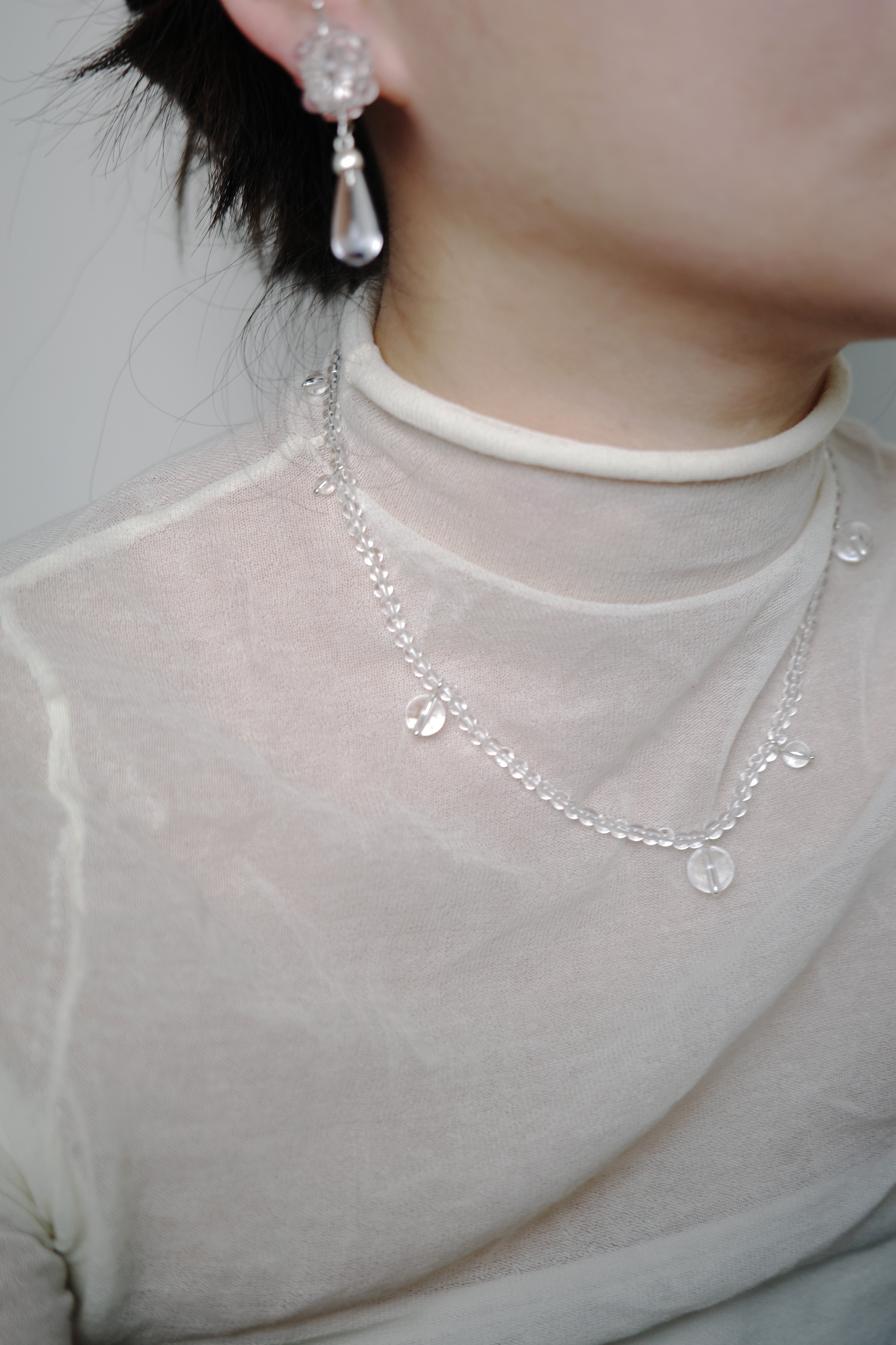 Quiet Current – Drop Necklace – Deborah Tseng