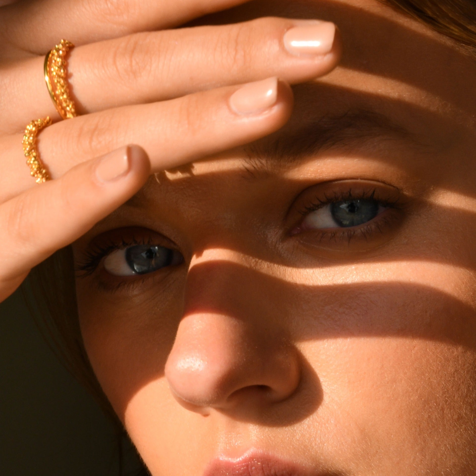 ECLIPSE SLIM RING - GOLD VERMEIL image 1