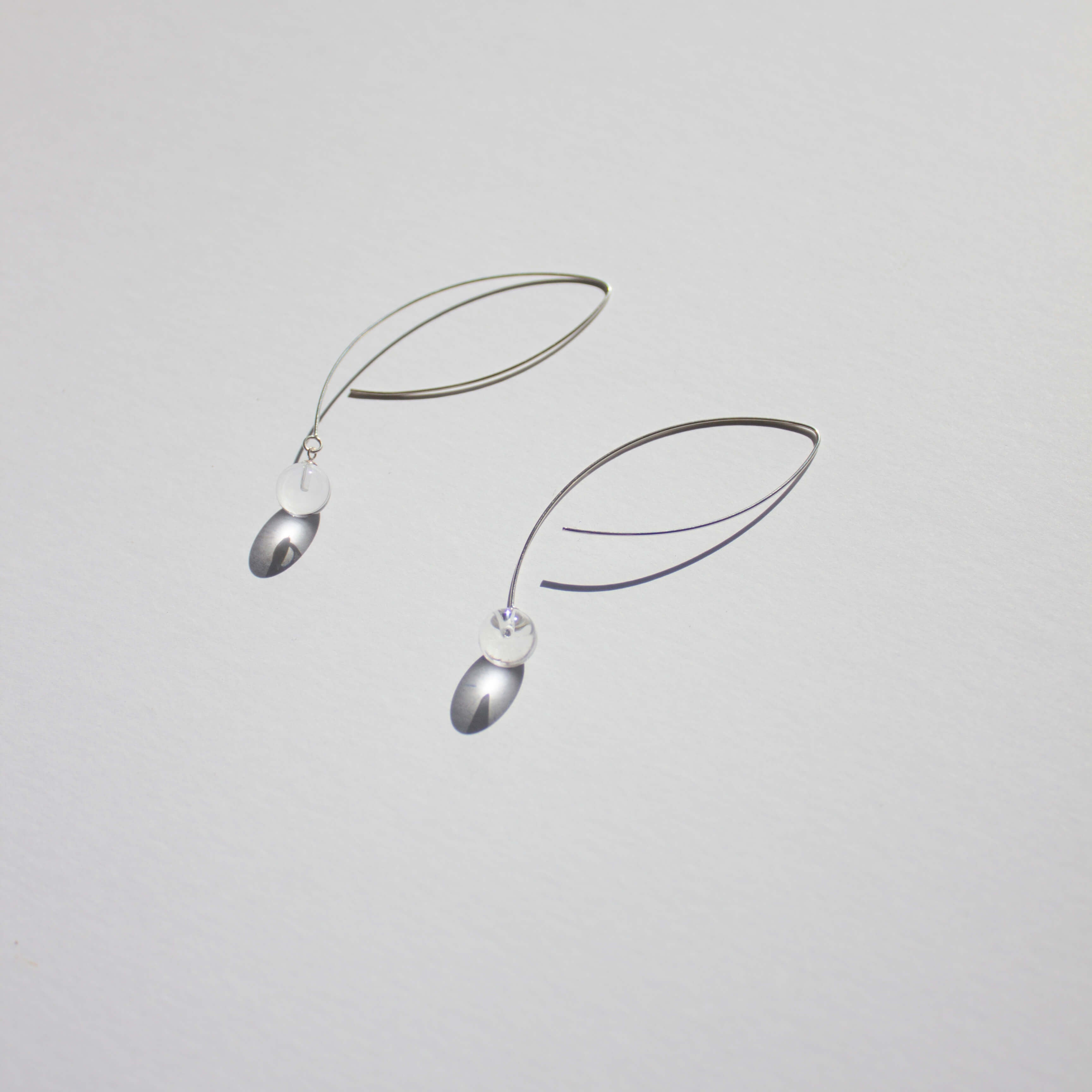 STREAM EARRINGS -LARGE SPHERE image 0